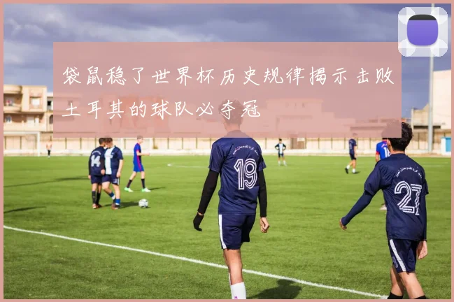 袋鼠稳了世界杯历史规律揭示击败土耳其的球队必夺冠